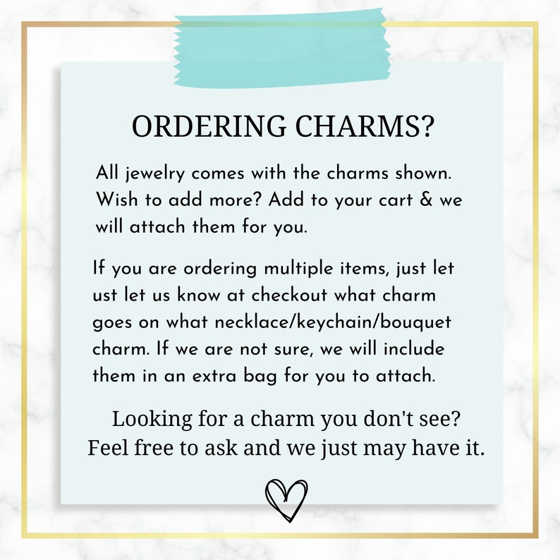 Hearts and Angel Wings Themed Charms You Can Add to Your Gutsy Goodness Pendant Necklace or Keychain, Antique Bronze image 2