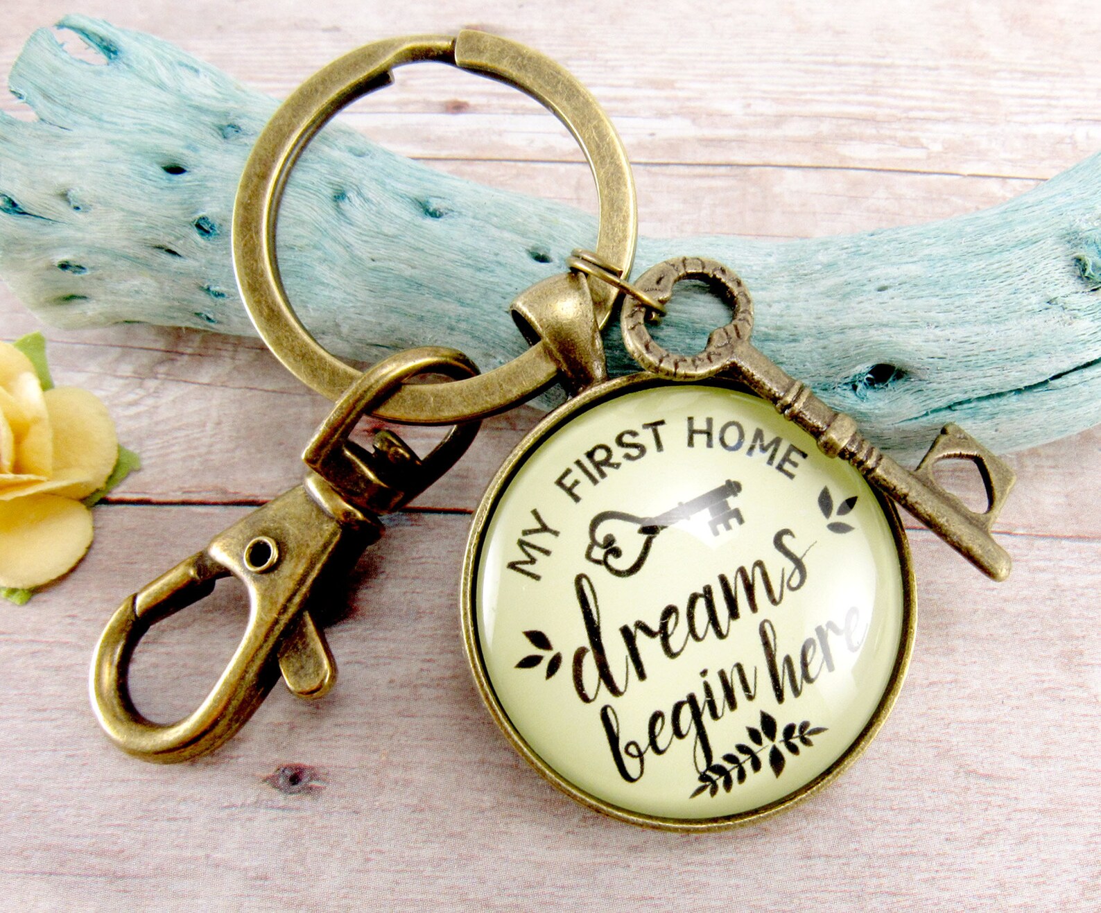 My First Home Our First Home Keychain New House Housewarming Etsy