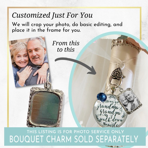 Bouquet Photo Charm - Etsy