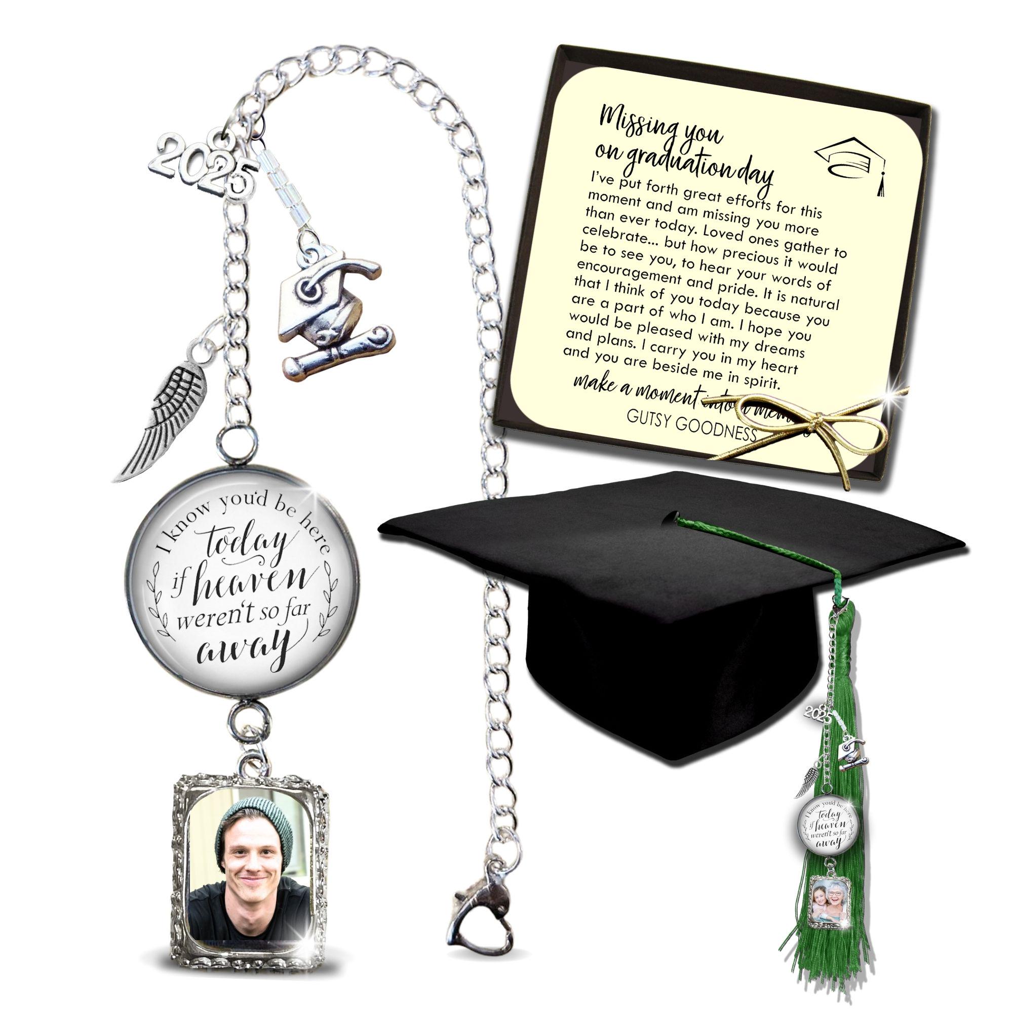UIALECG 10-Pack Graduation Tassels With 2024 Charm – 9-Inch Tassel, 6.5-Inch Loop, Polyester, Multiple Colors