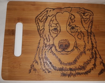 Custom Cutting Board Personalized Cutting Board Bamboo Cutting Board Wood Cutting Board Wood Burned Cutting Board Equestrian Gift Pony Lover