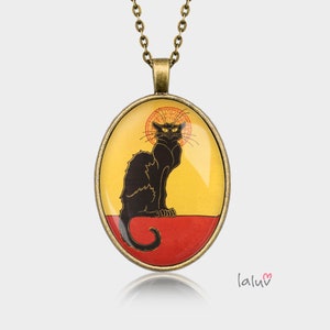 Medallion oval LE CHAT NOIR