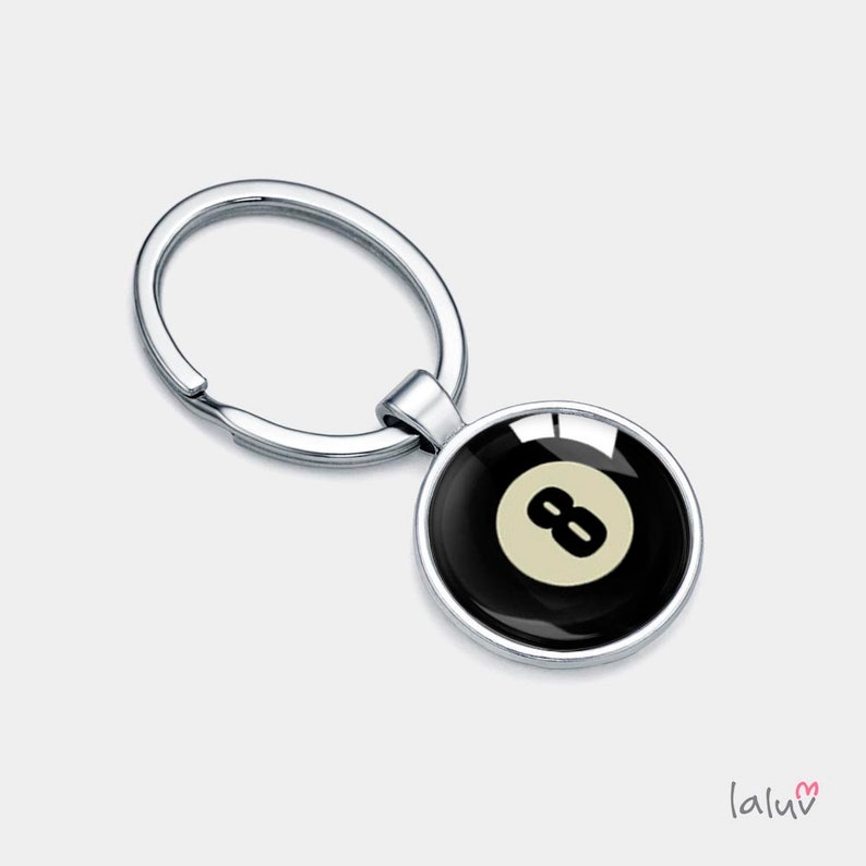 Keychain BLACK BALL image 1