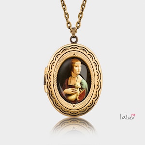 Medaillonkette Dame Mit Dem Hermelin