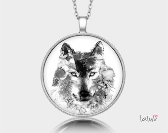 Medallion round WOLF