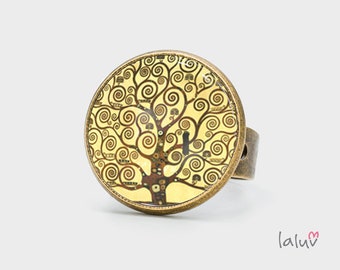 Ring Klimt Tree Of Life