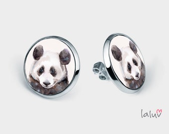 Stick earrings  PANDA