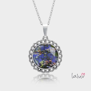 Medallion round WATER LILIES