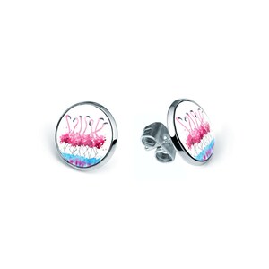 Mini stick earrings FLAMINGOS