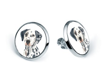 Stick earrings DALMATIAN