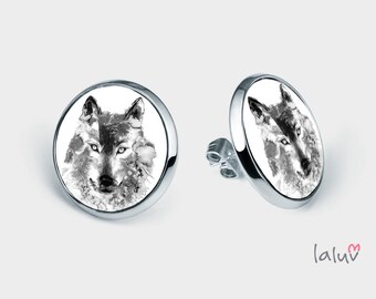 Stick earrings  WOLF