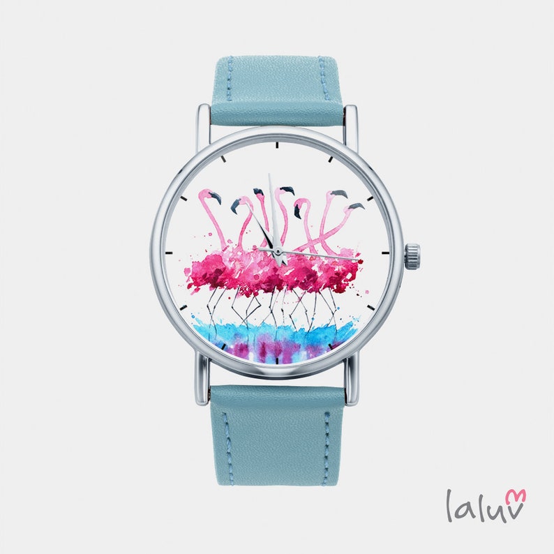 Watch with graphic FLAMINGOS image 1