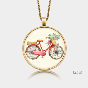 Medallion round LOVE BIKE