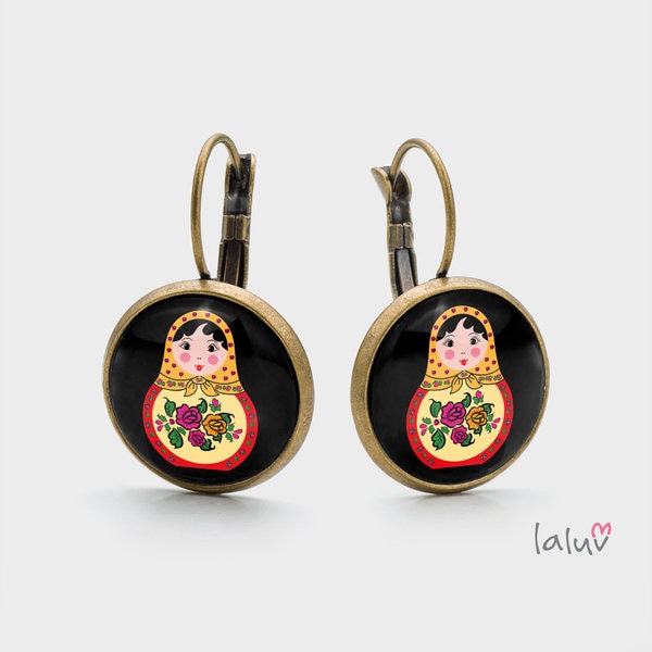 Matryoshka earrings deals