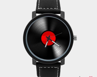 Men's watch with graphic VINYL