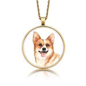 Medallion round WELSH CORGI