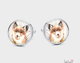 Cufflinks DOG, gift for a man, wedding cufflinks, cufflinks for groom, funny cufflinks, animal cufflinks, cufflinks for dog lover