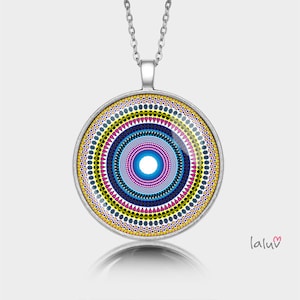 Medaglione rotondo LOVE MANDALA