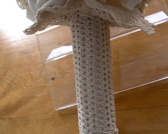 Bouquet handle-wrap/Manchon pour bouquet de mariée