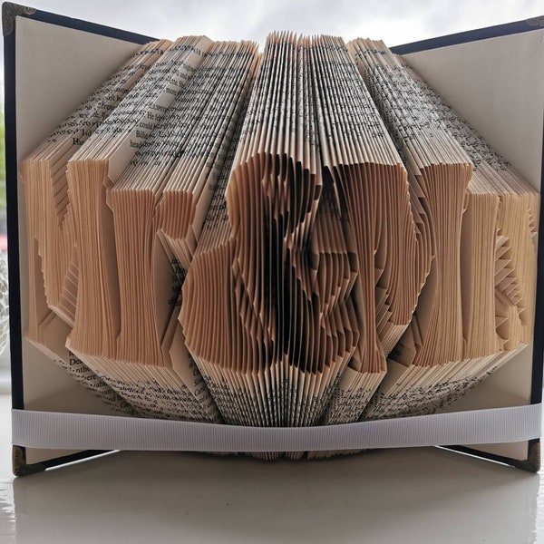Lovely folded book art. Mr and Mrs, Mr and Mr, Mrs and Mrs. Perfect wedding gift, anniversary, present