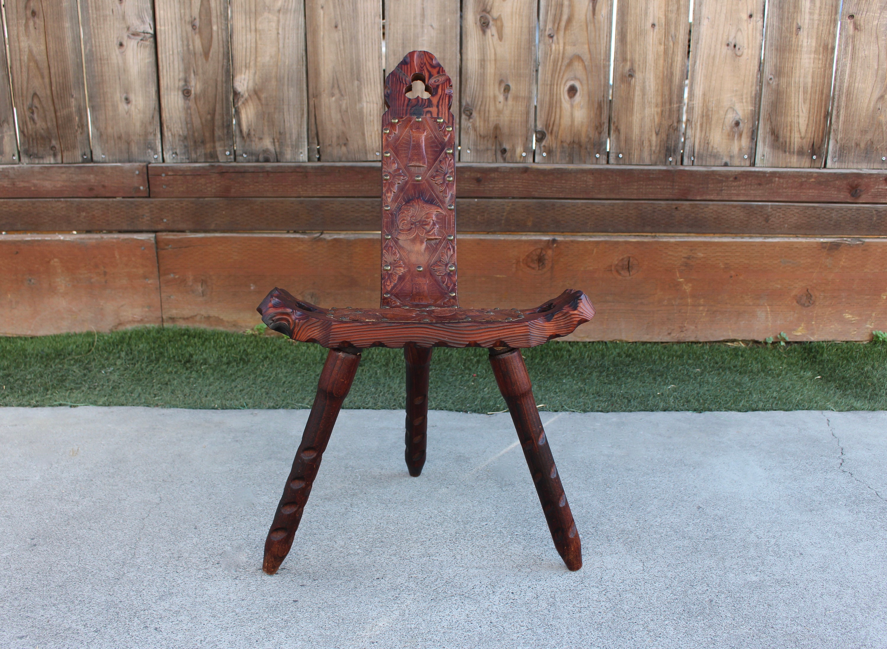 Antique Milking Stool Birthing Chair Etsy UK