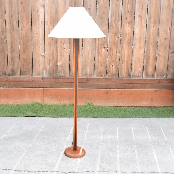 Teak Floor Lamp Etsy