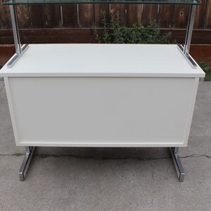 Mid Century Milo Baughman estilo Chrome Cabinet China Gabinete | Etsy