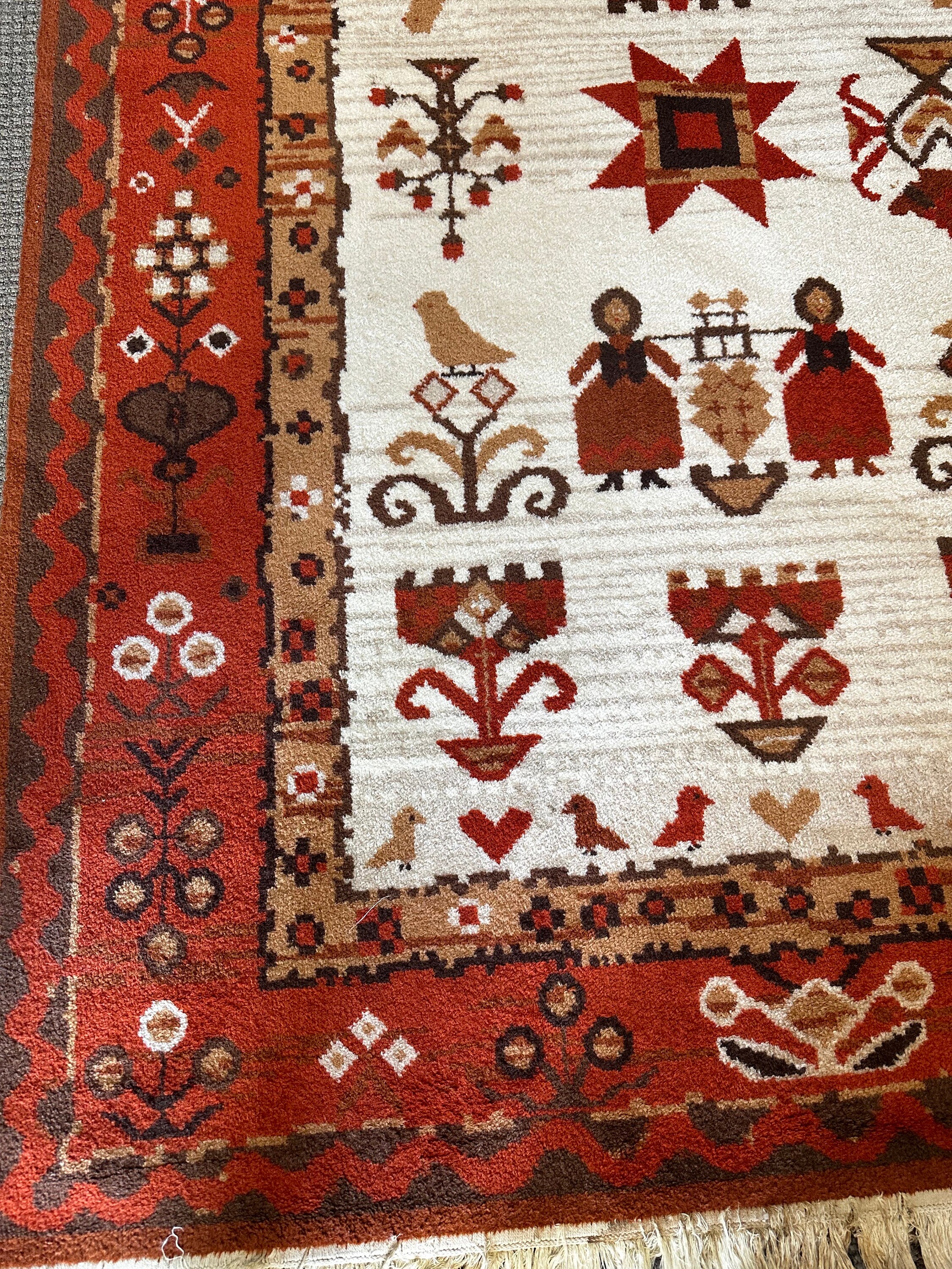 Denmark Rugs Mid Century Rug by Ege Axminster A/S Made in Denmark - Etsy