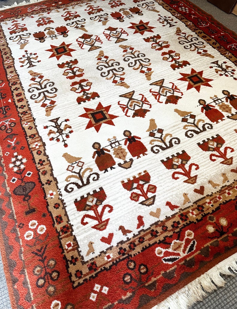Mid Century Rug by Ege Axminster A/S Made in Denmark - Etsy