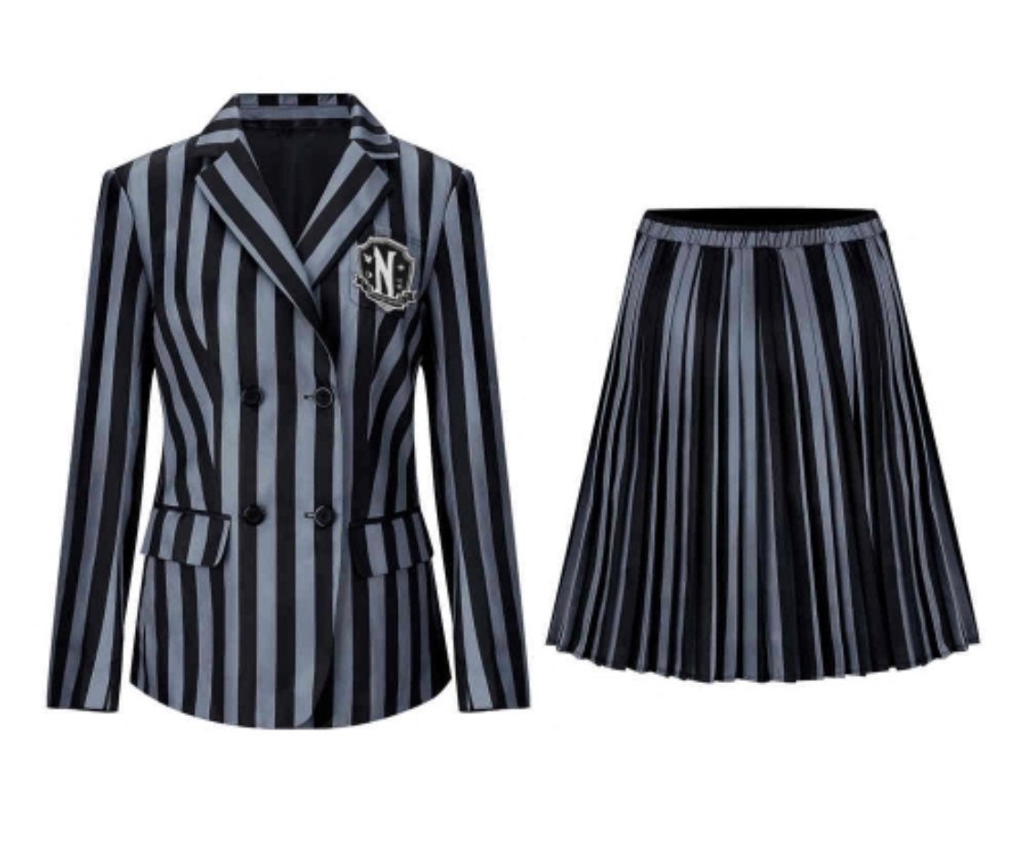 Wednesday Addams Jenna Ortega Nevermore Academy Uniform Etsy UK