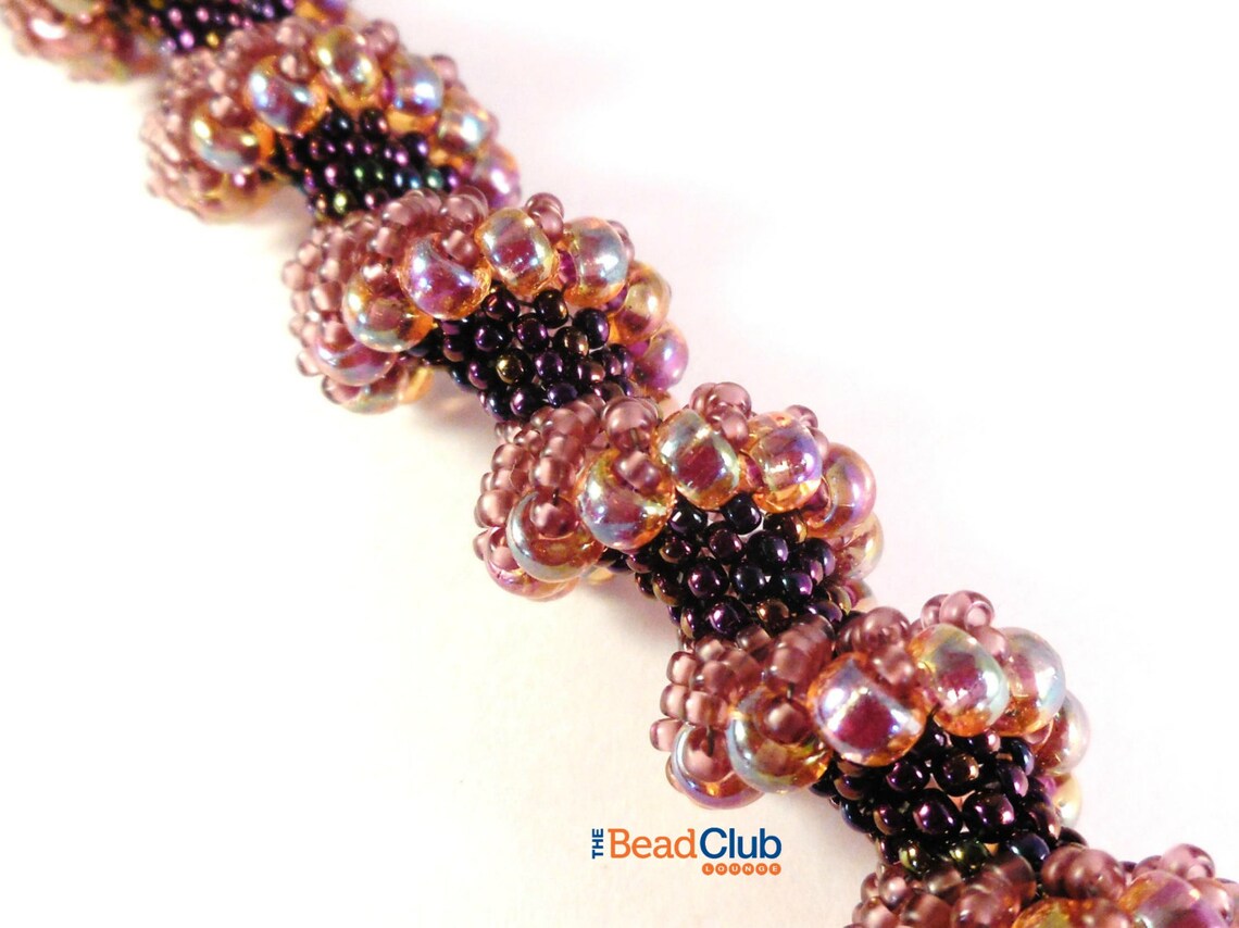 Seed Bead Necklace Pattern Beaded Necklace Pattern Beading Etsy