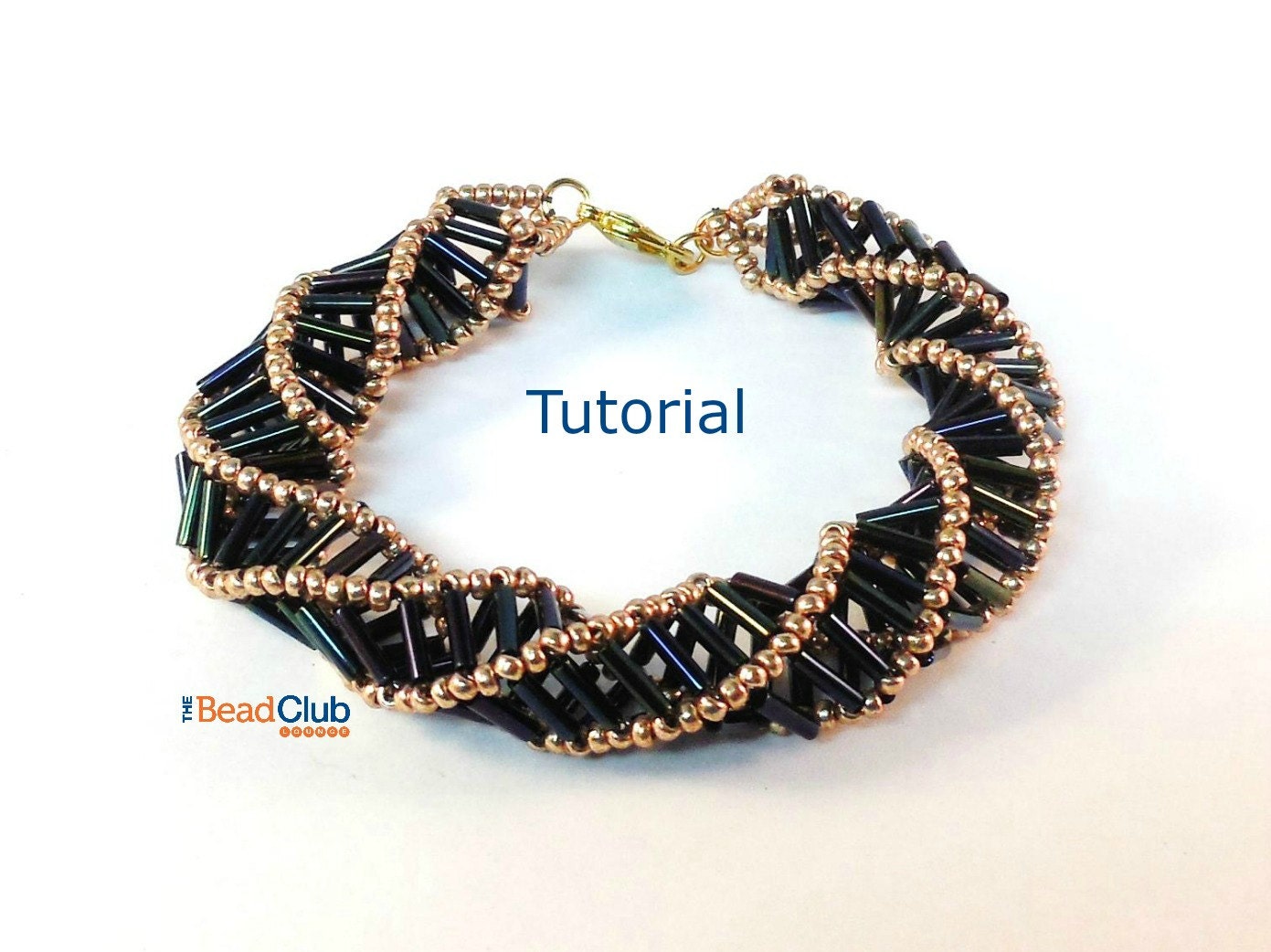 Russian Spiral Bracelet Bugle Bead Pattern Beaded Bracelet Etsy