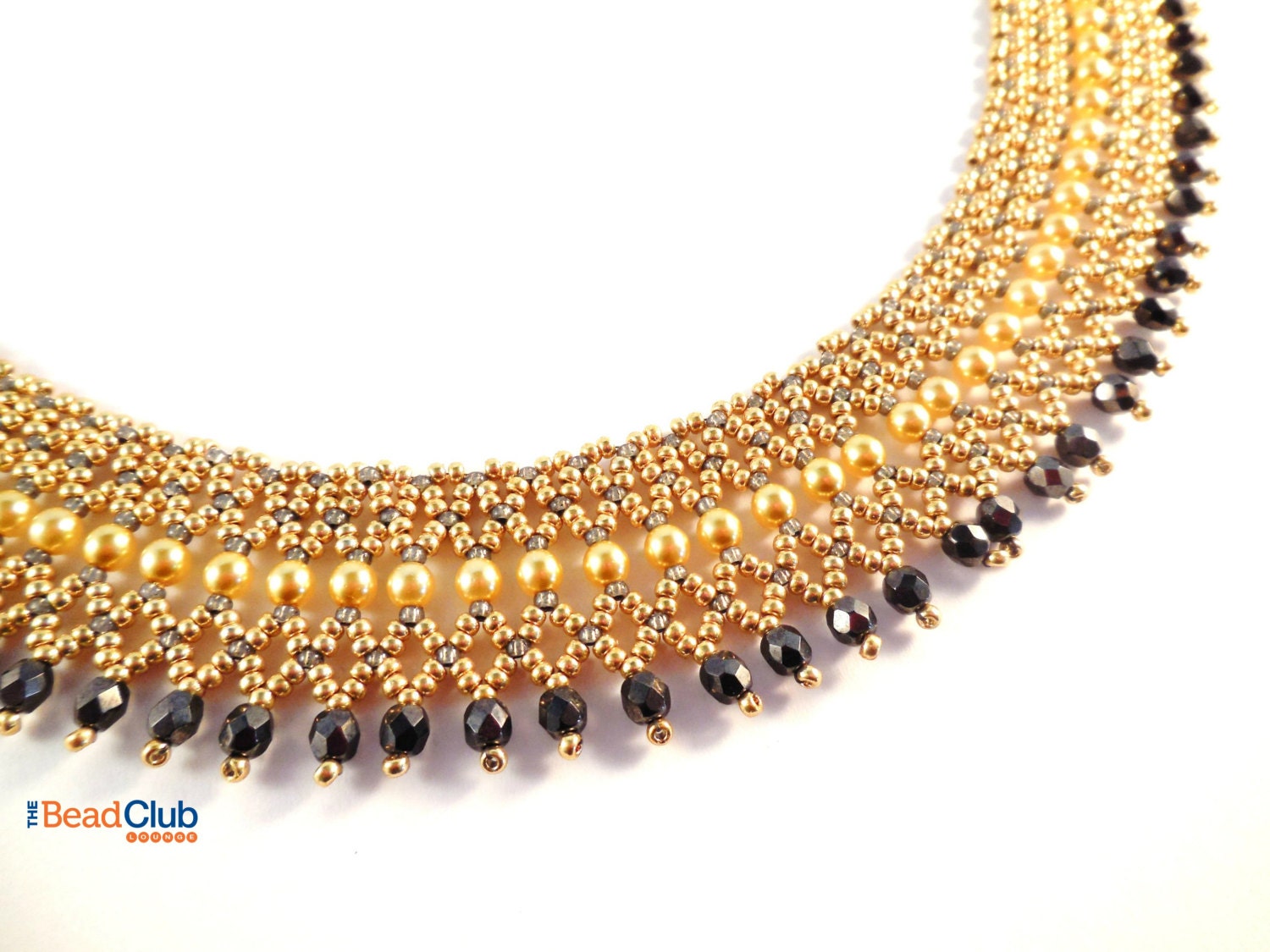 Beaded Necklace Patterns Seed Bead Tutorials Bead Netting Etsy