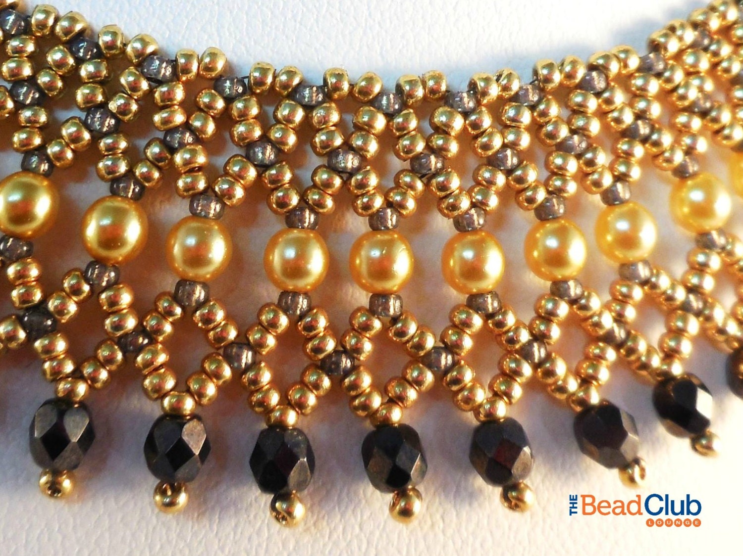 Beaded Necklace Patterns Seed Bead Tutorials Bead Netting Etsy