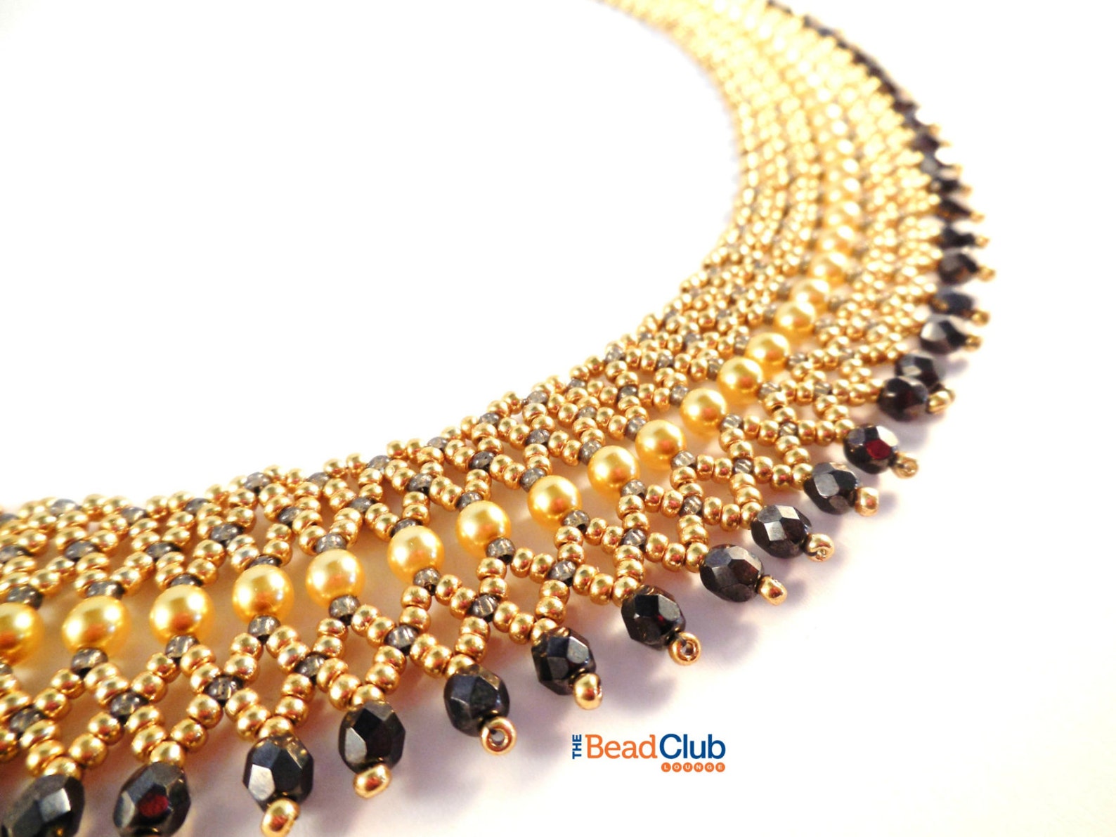 Beaded Necklace Patterns Seed Bead Tutorials Bead Netting Etsy