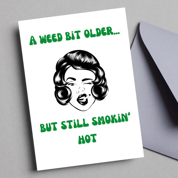 Weed Birthday Card (You'll Enjoy) - Etsy