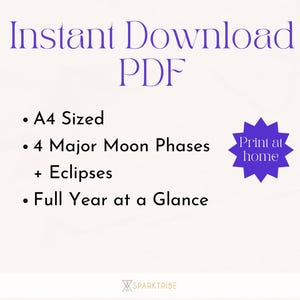 Moon Phase Calendar 2025 PDF, Printable Pdf for Lunar Magic ...