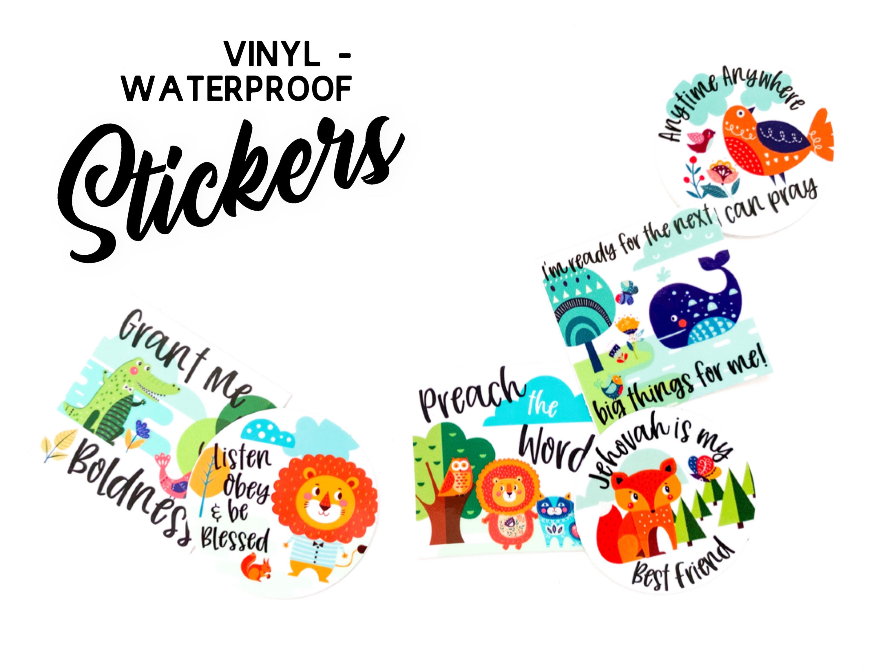Fun & Creative Waterproof Stickers For Diy Projects - Danish