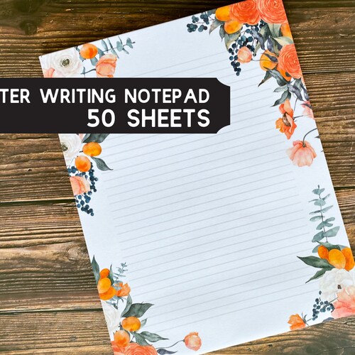 A5 JW Letter Writing Notepad Etsy