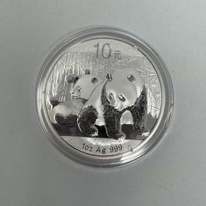 2010 1oz 10 Yuan Chinese Silver Panda Coin .999 Proof in Capsule