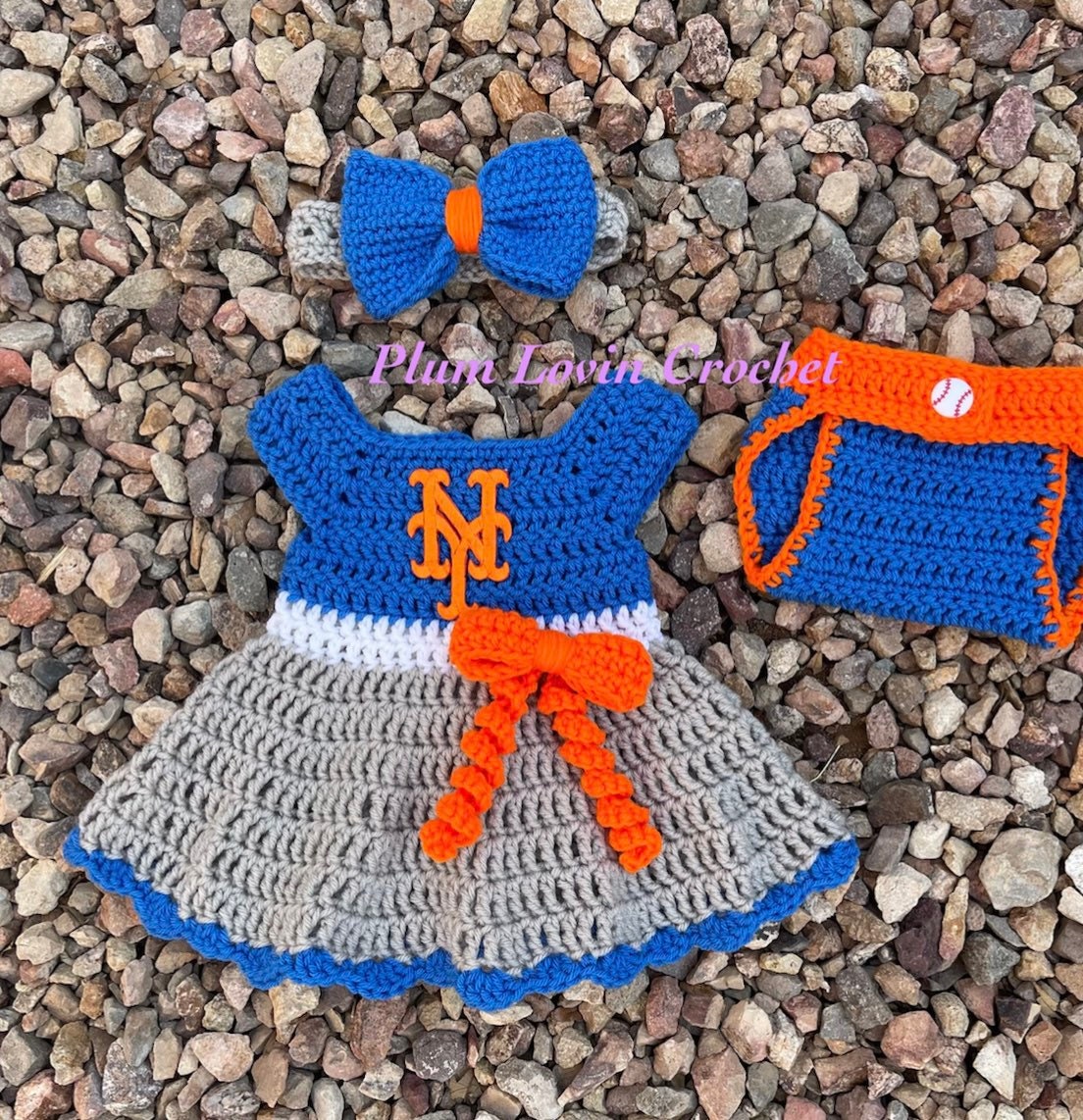 Mets Baby Mets Baby Outfit Mets Baby Skirt Baseball Baby 