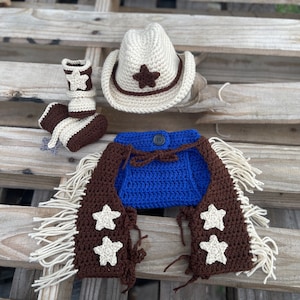 Baby Crochet Cowboy Outfit