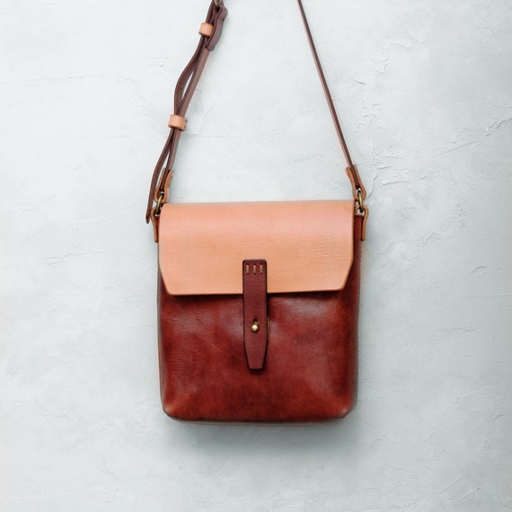 Genuine leather crossbody bag sale