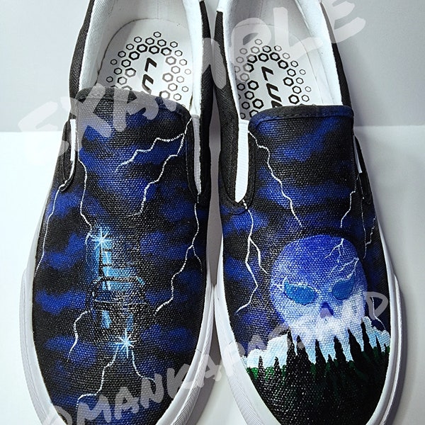 custom printed canvas shoes