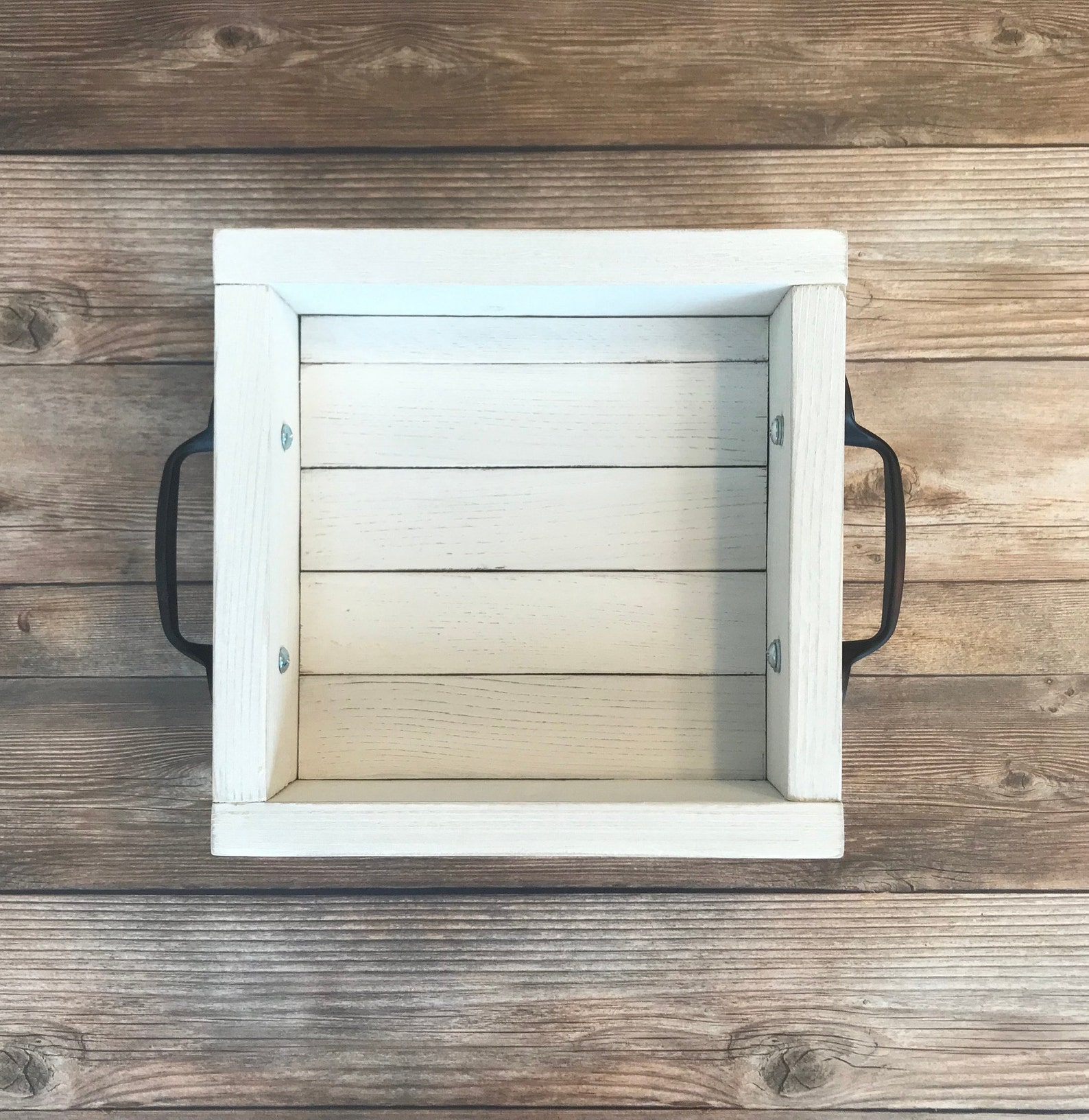 Rustic Wood Napkin Holder