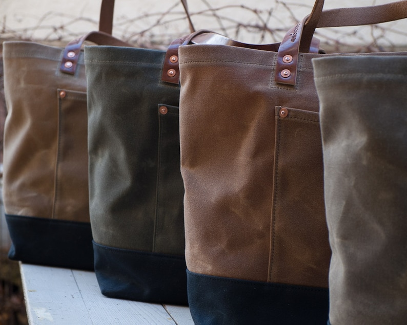 Men's Tote Collection 2016 Waxed Canvas FREE Standard Shipping in US