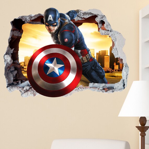 Binnenhuisinrichting Captain America Super Hero Avengers