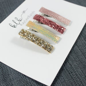 Choose One Gold Collection Bar Clip - Gold Hair Clip - Toddler Hair Clip - Bar Hair Clips - Girl Hair Clips
