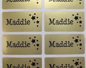 81 Gold stickers - Customized and Personalize Waterpoof Labels Sticker’s