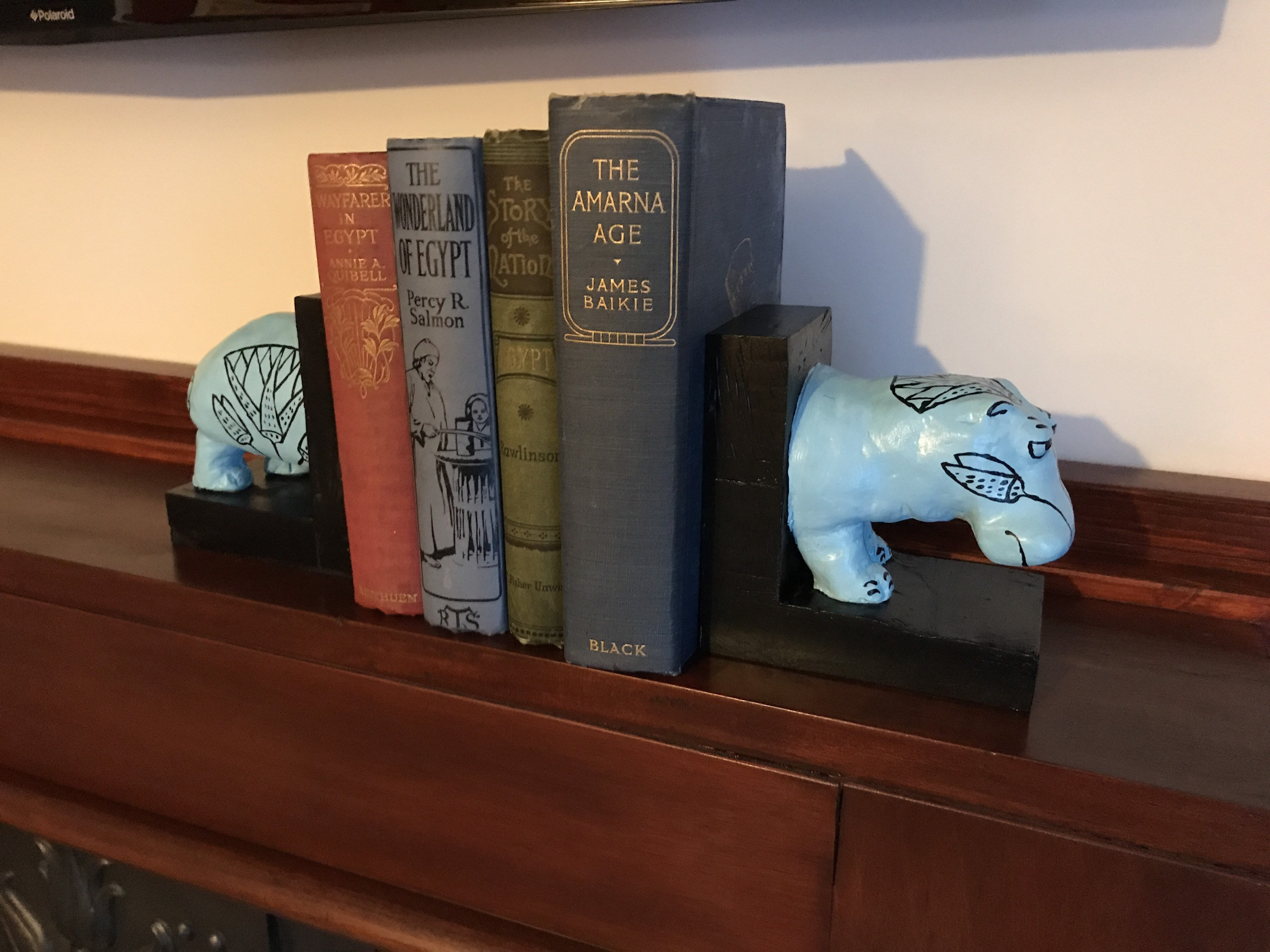 Egyptian William Hippo Bookends Etsy